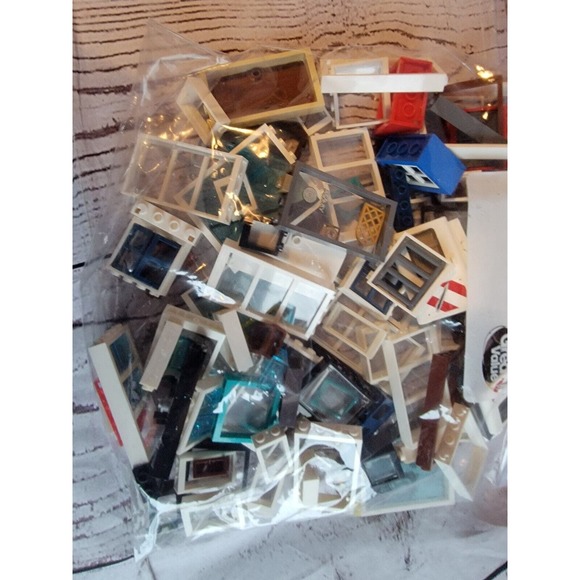 97 piece Lego Windows and Doors Jail Vintage Frames Read - Picture 2 of 5